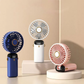 Mini Cute Rechargeable Handheld Fan with Integrated Mobile Stand Base – Premium Single-Speed Portable Desktop Fan